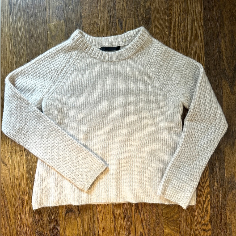 Jenni Kanye cashmere cream sweater